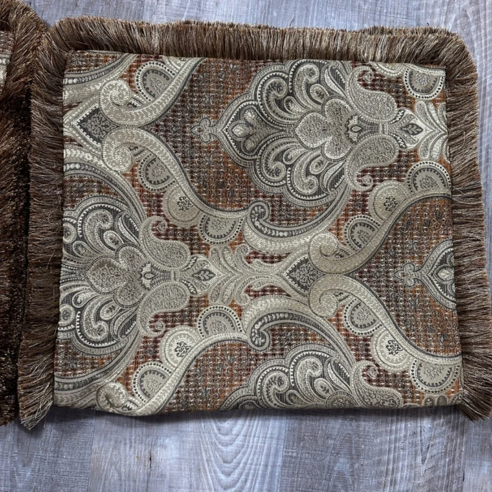 Dian Austin Couture Home Brocade 2 Pillow Shams 34